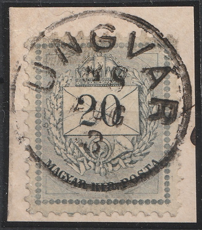1881. 20kr karcokkal - UNGVÁR