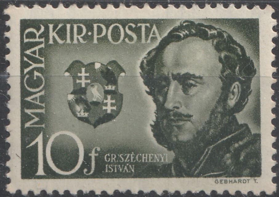1941. Széchenyi 10 fillér - fehér hasú holló