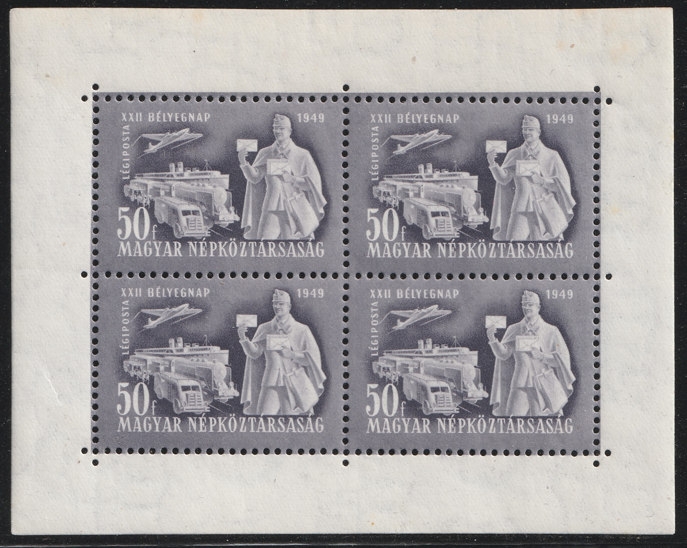 1949. Bélyegnap kisív