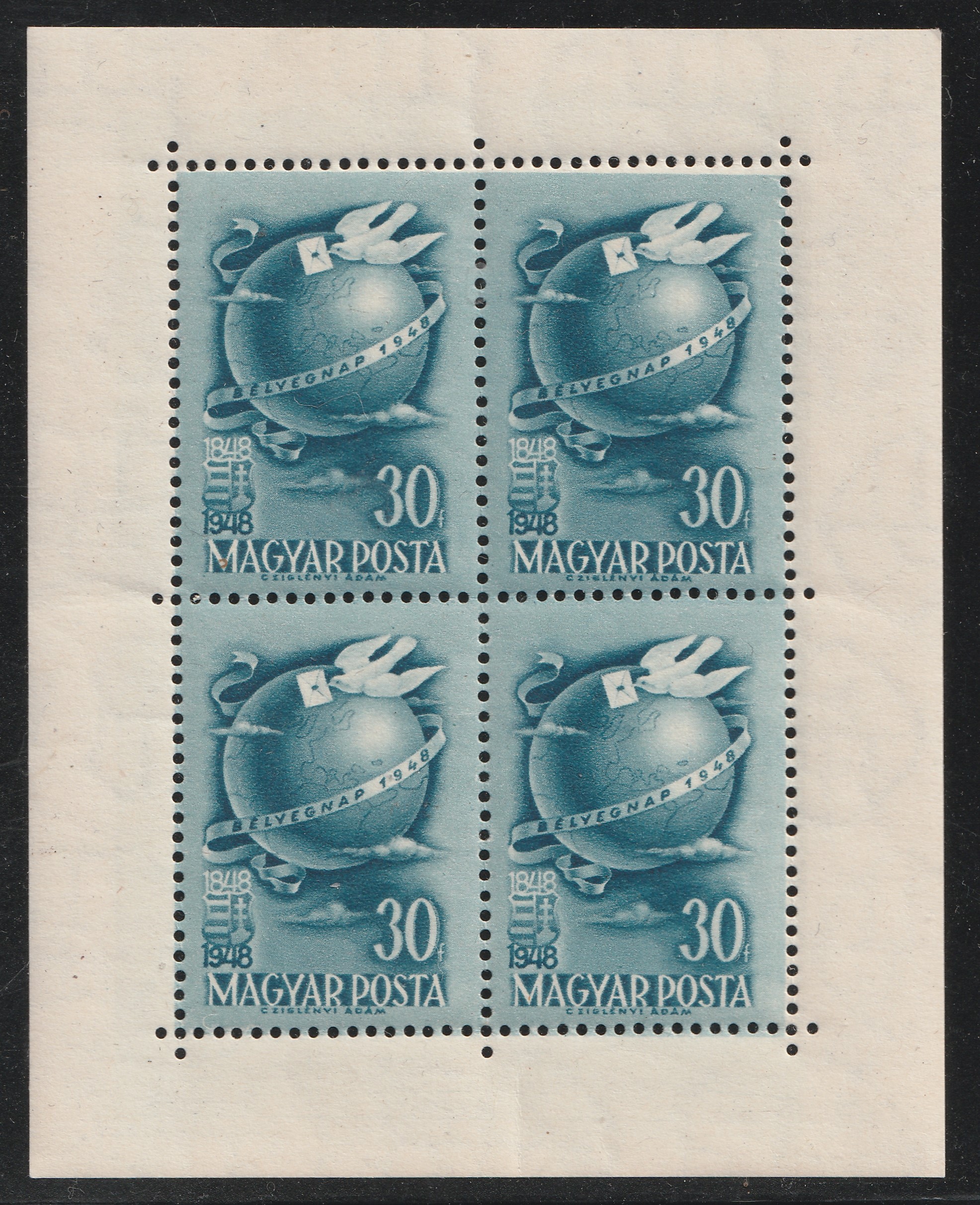 1948. Bélyegnap kisív