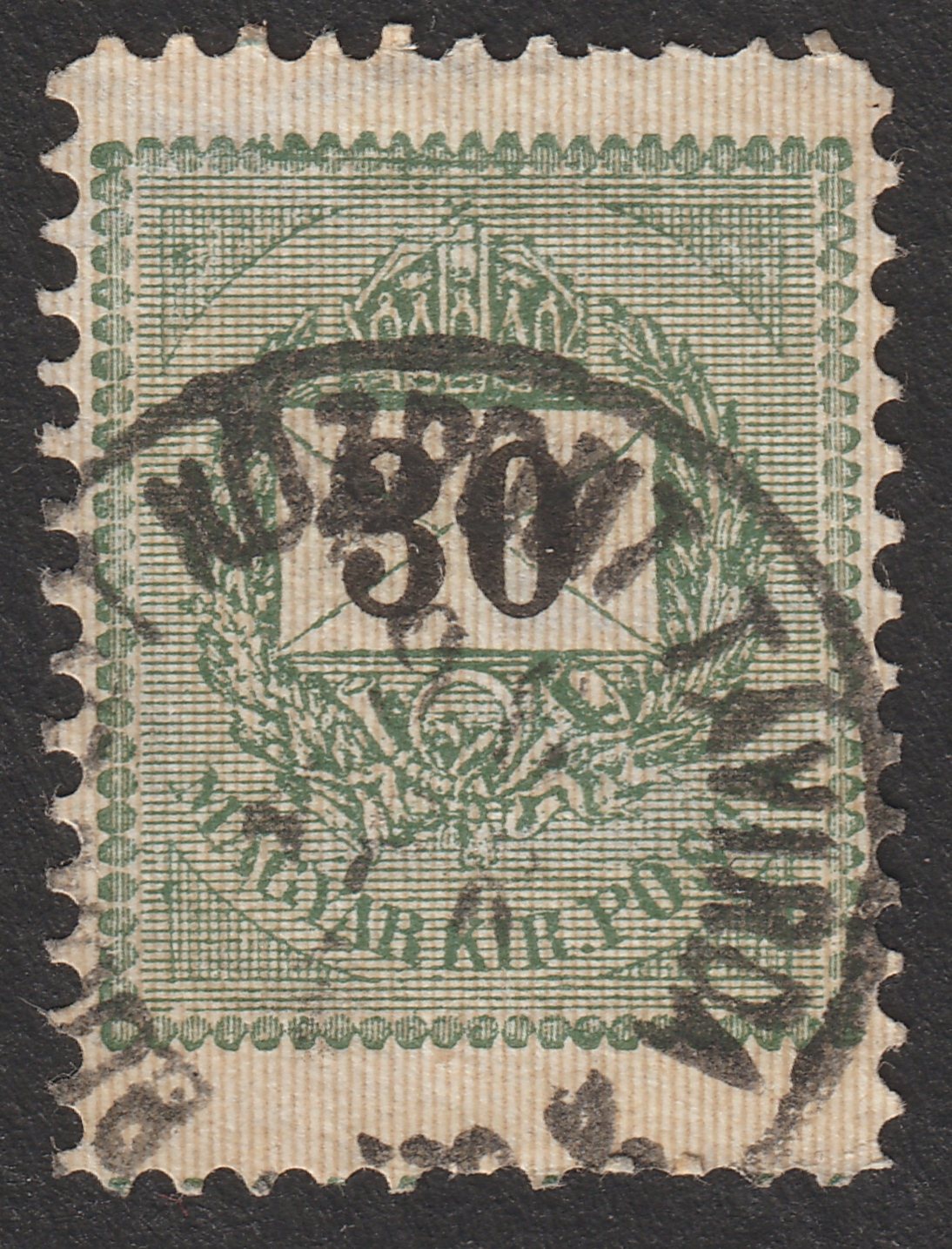 Scan_26_6_20260714_0001 1889. 30kr rendkivül magasra fogazva - 27 mm