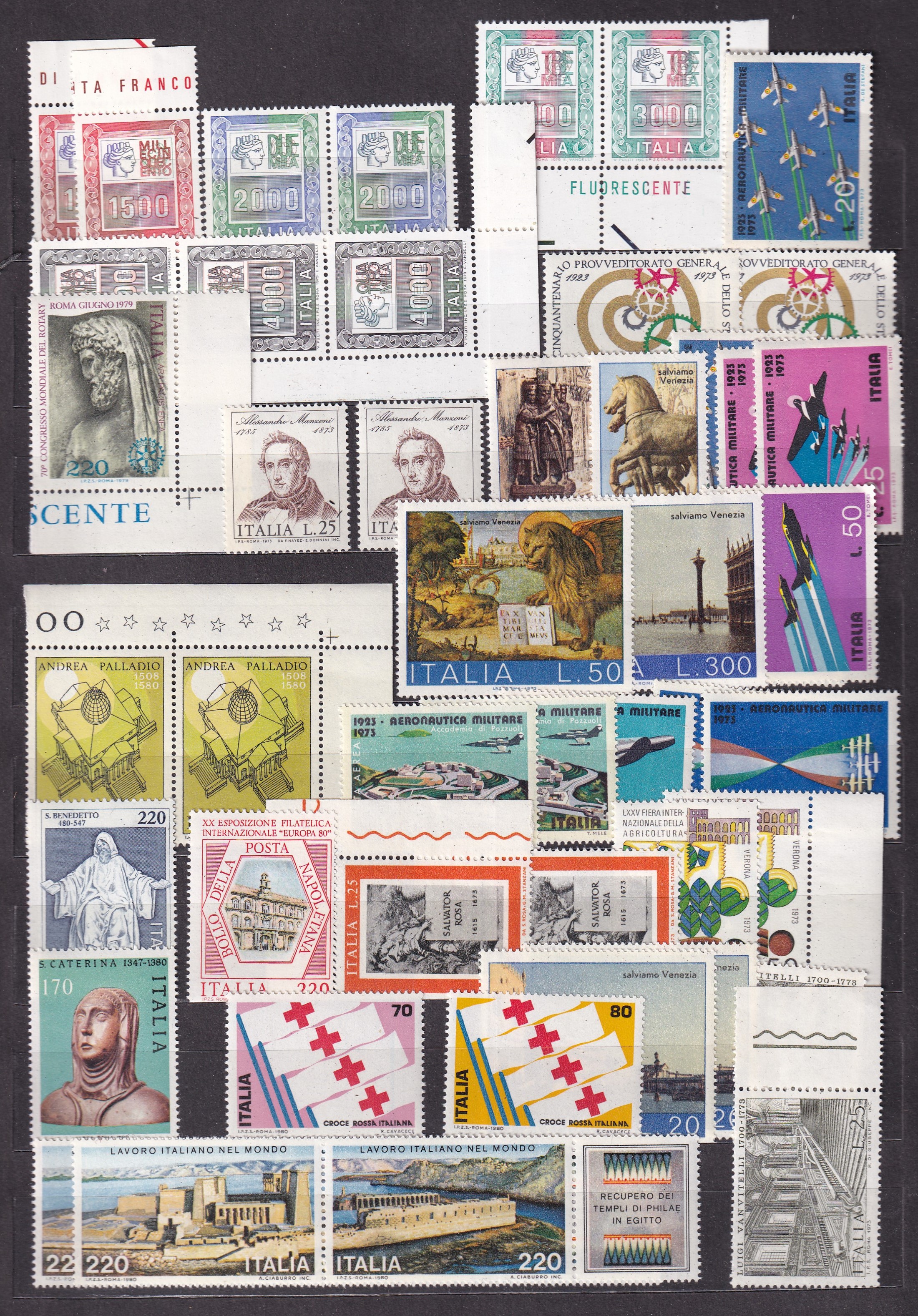 IMG_20260731_0035 Olaszország, postatiszta összeállítás