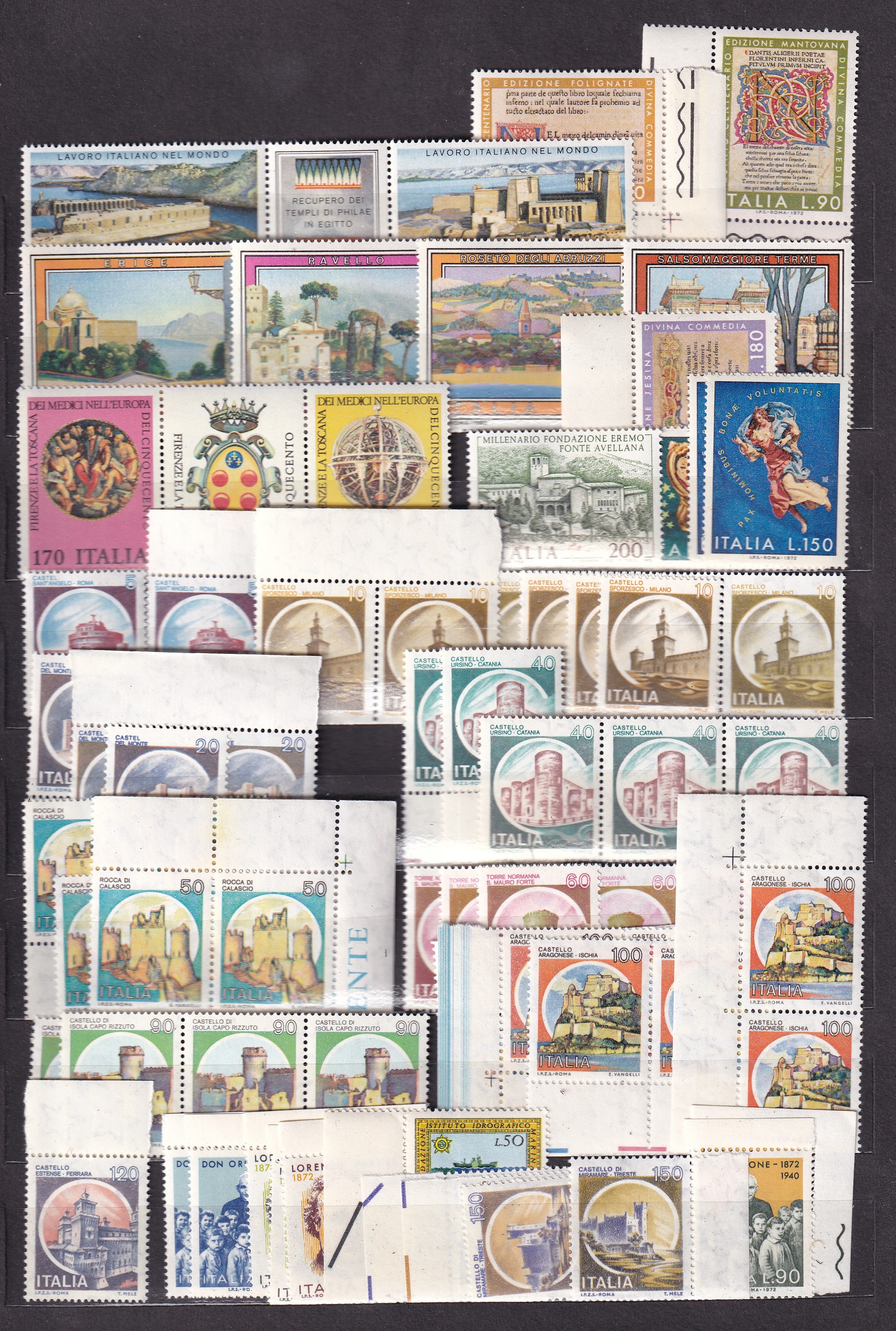 IMG_20260731_0037 Olaszország, postatiszta összeállítás