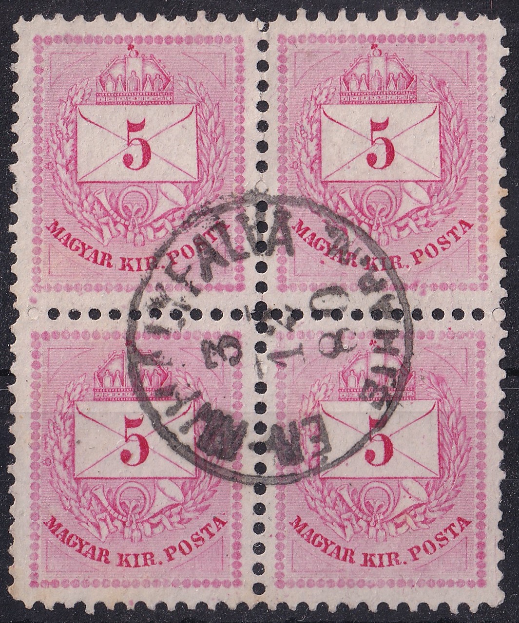 1874. 5kr /B/ 11,1/2-es fogazással - ÉR-MIHÁLYFALVA / BIHAR M.