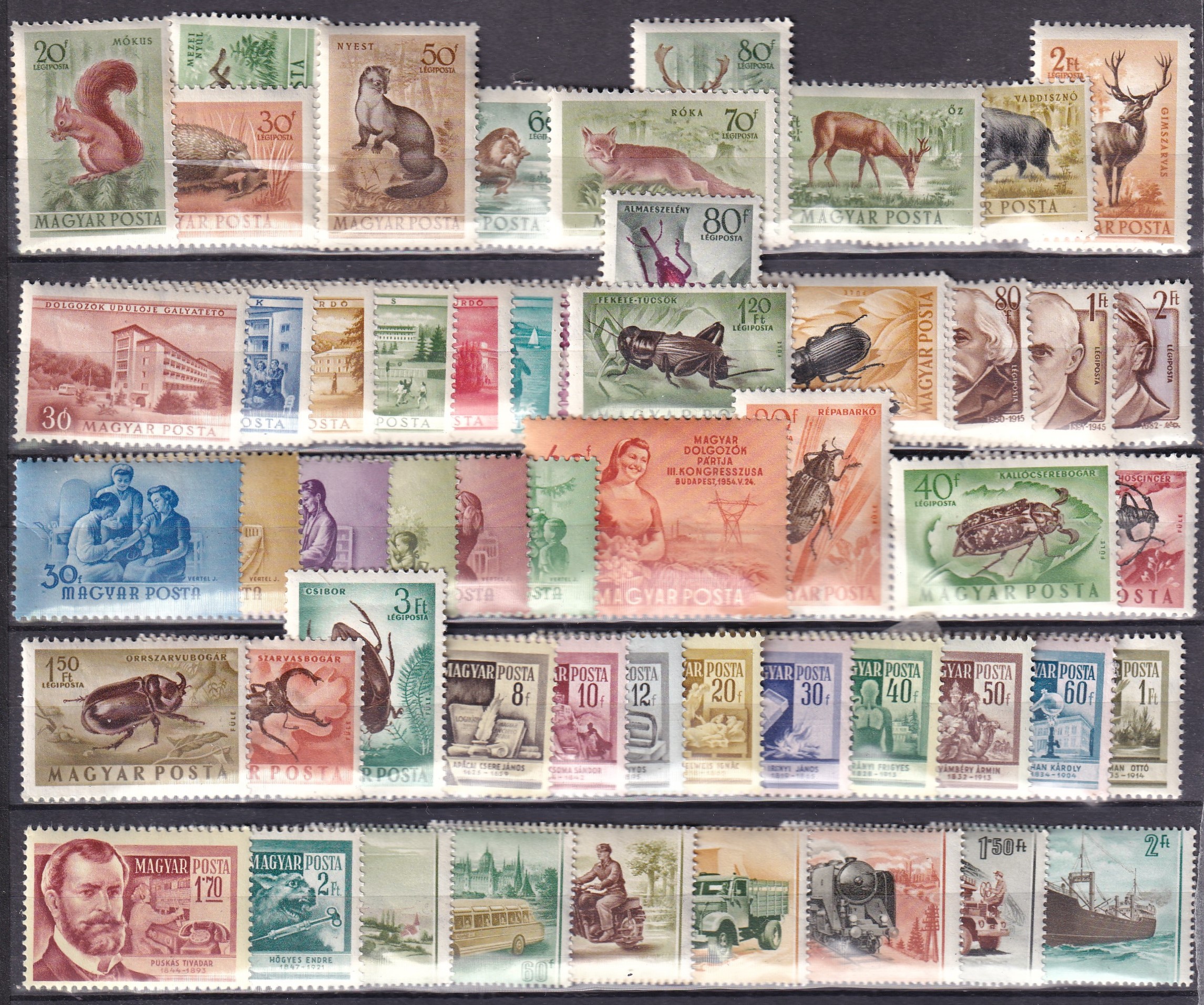 Magyarország postatiszta összeállítás