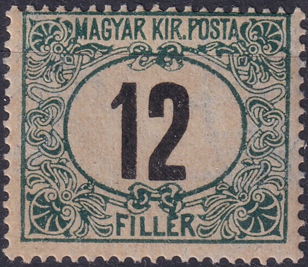 1905. 12f Portó bélyeg