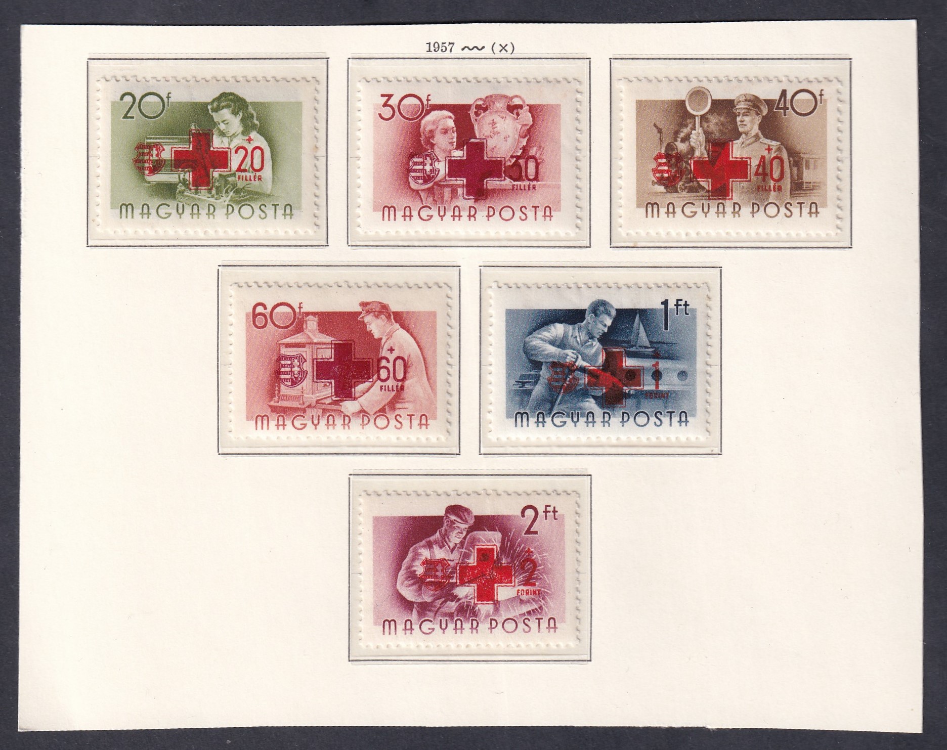 1957. Vöröskereszt sor