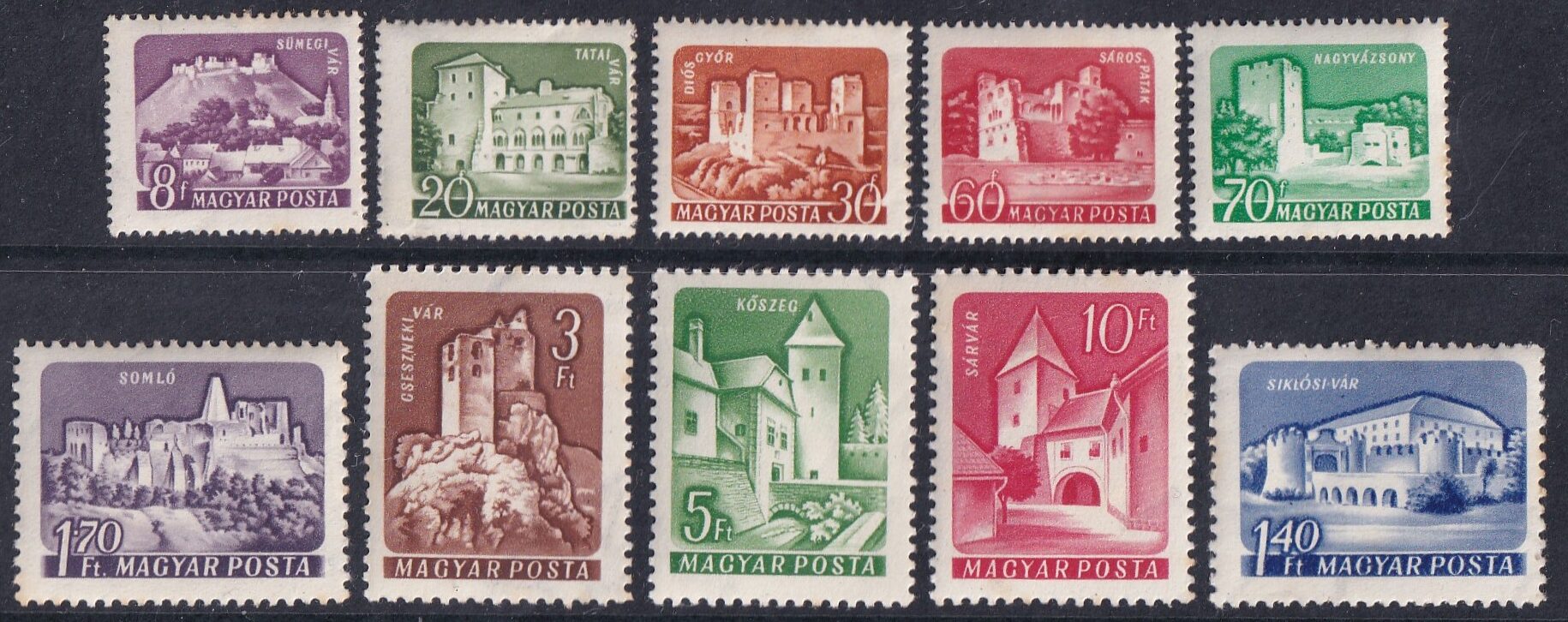 1960. Várak sor