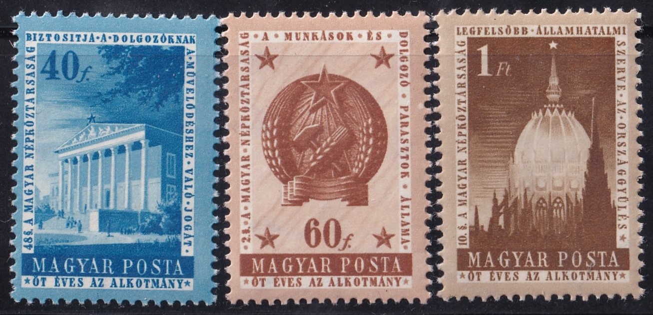 1954. Alkotmány sor