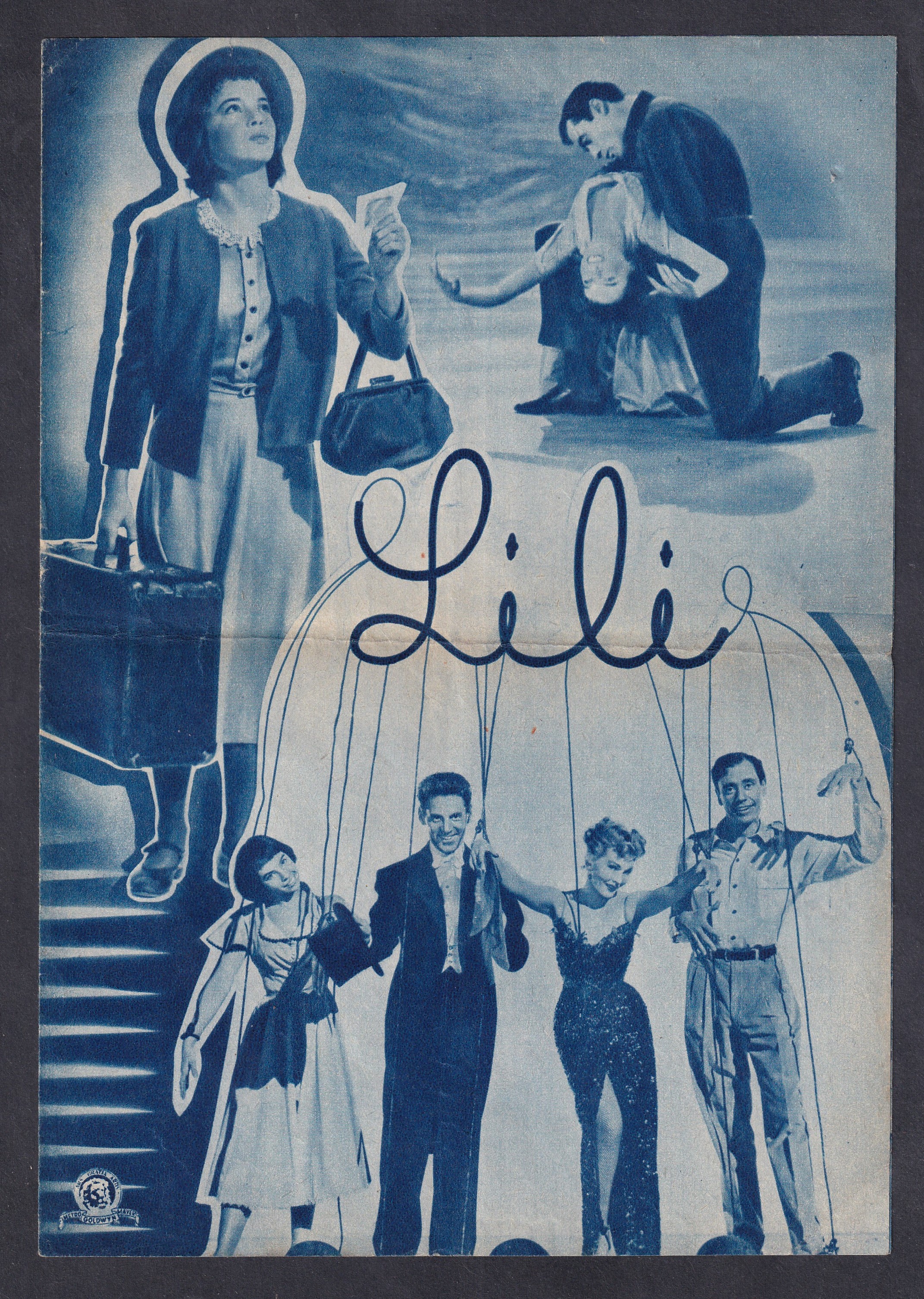 1953. Lili – osztrák Illustrierter Film-Kurier filmprogram – Leslie Caron, Gábor Zsazsa