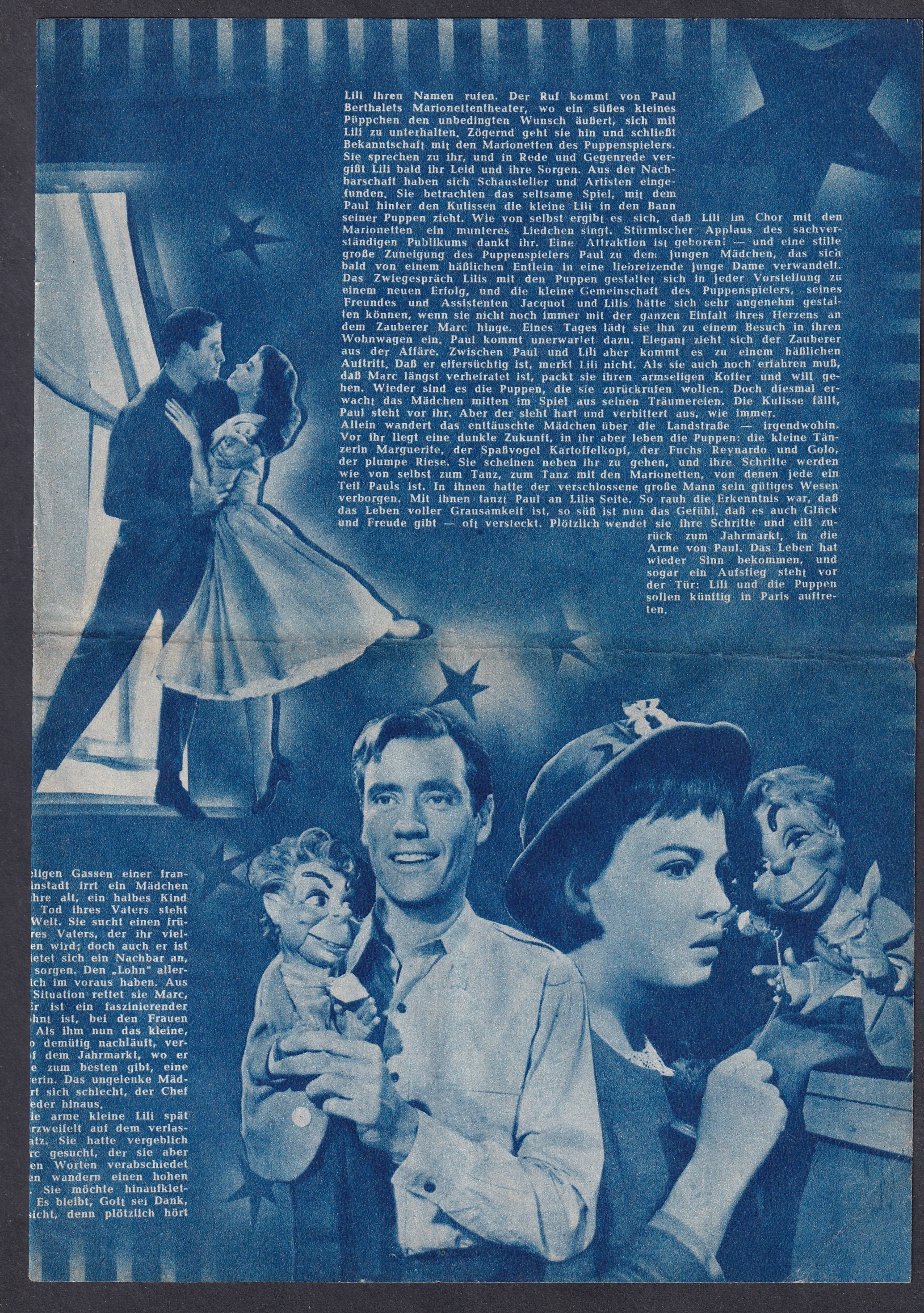 IMG_20260811_0057 1953. Lili – osztrák Illustrierter Film-Kurier filmprogram – Leslie Caron, Gábor Zsazsa