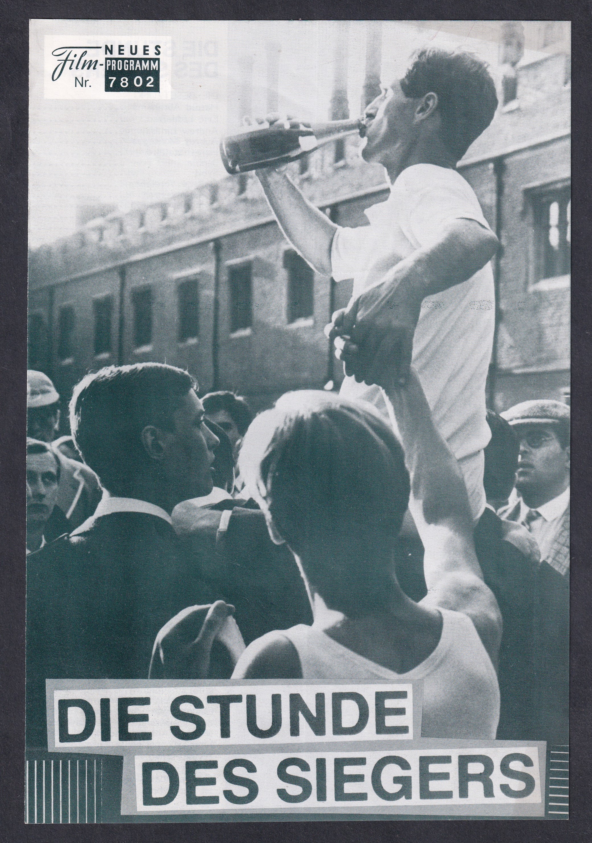 1981. „Die Stunde des Siegers” (Chariots of Fire) – A Hugh Hudson rendezésében készült, négyszeres Oscar-díjas brit sportdráma, négylapos német nyelvű mozifilmprogramja.
