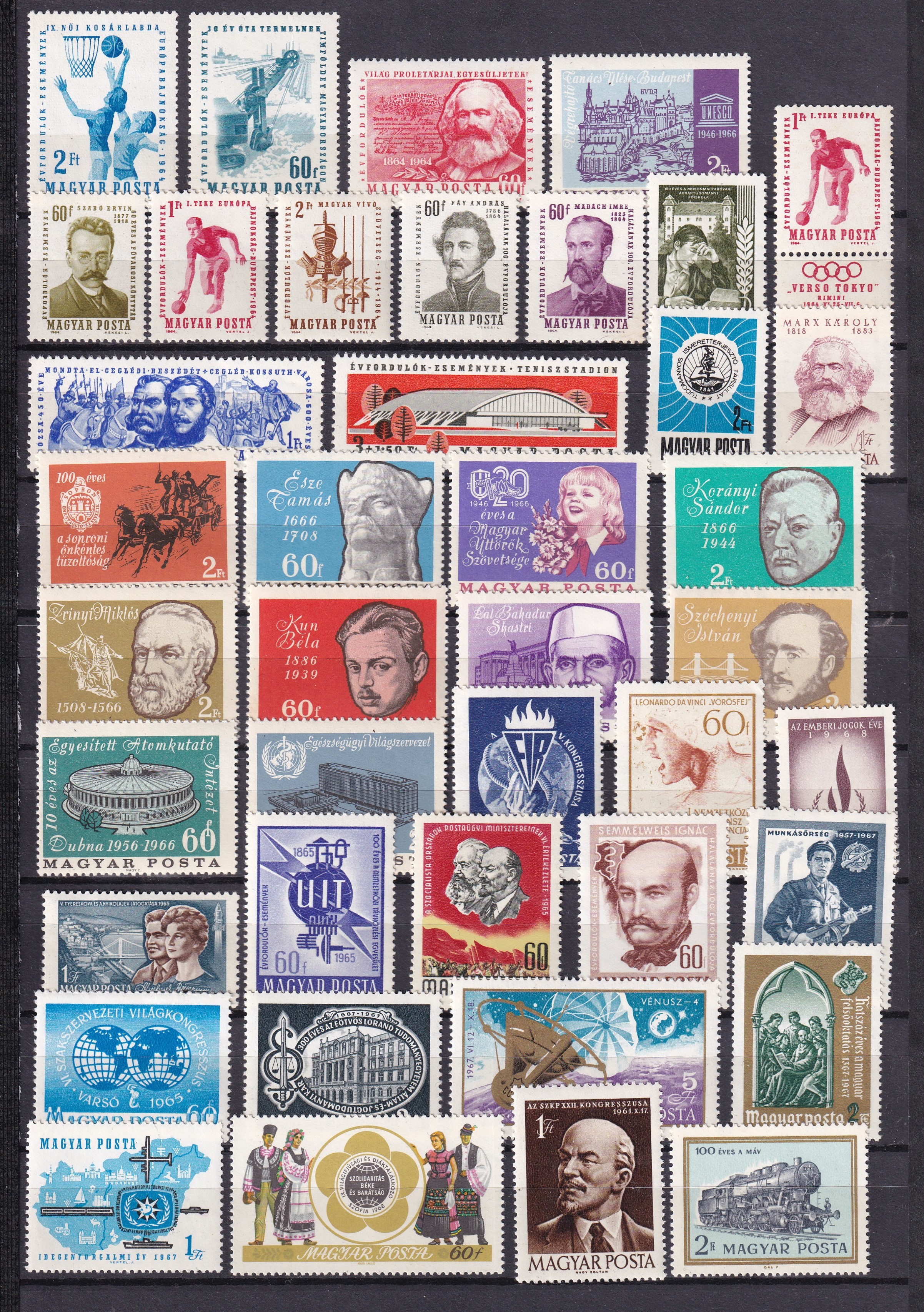 Magyar postatiszta összeállítás
