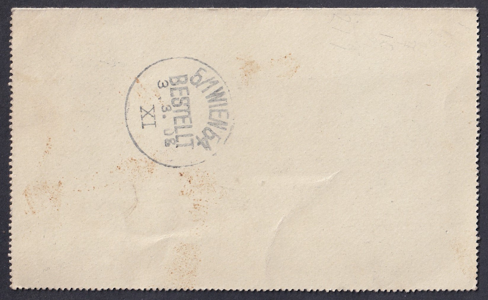 1908. NAGY-ATÁD, Bécsbe feladott Zárt levelezőlap