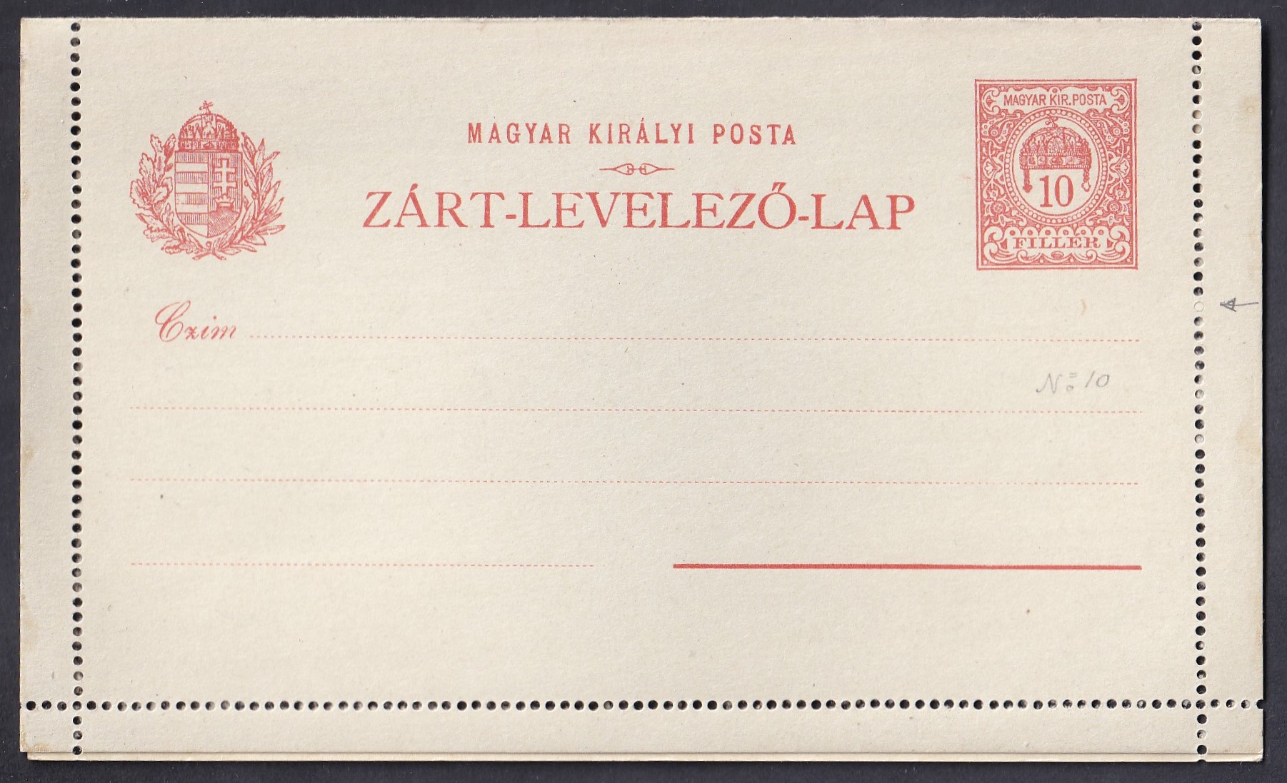 IMG_20260824_0063 10 filléres használatlan zárt levelezőlap