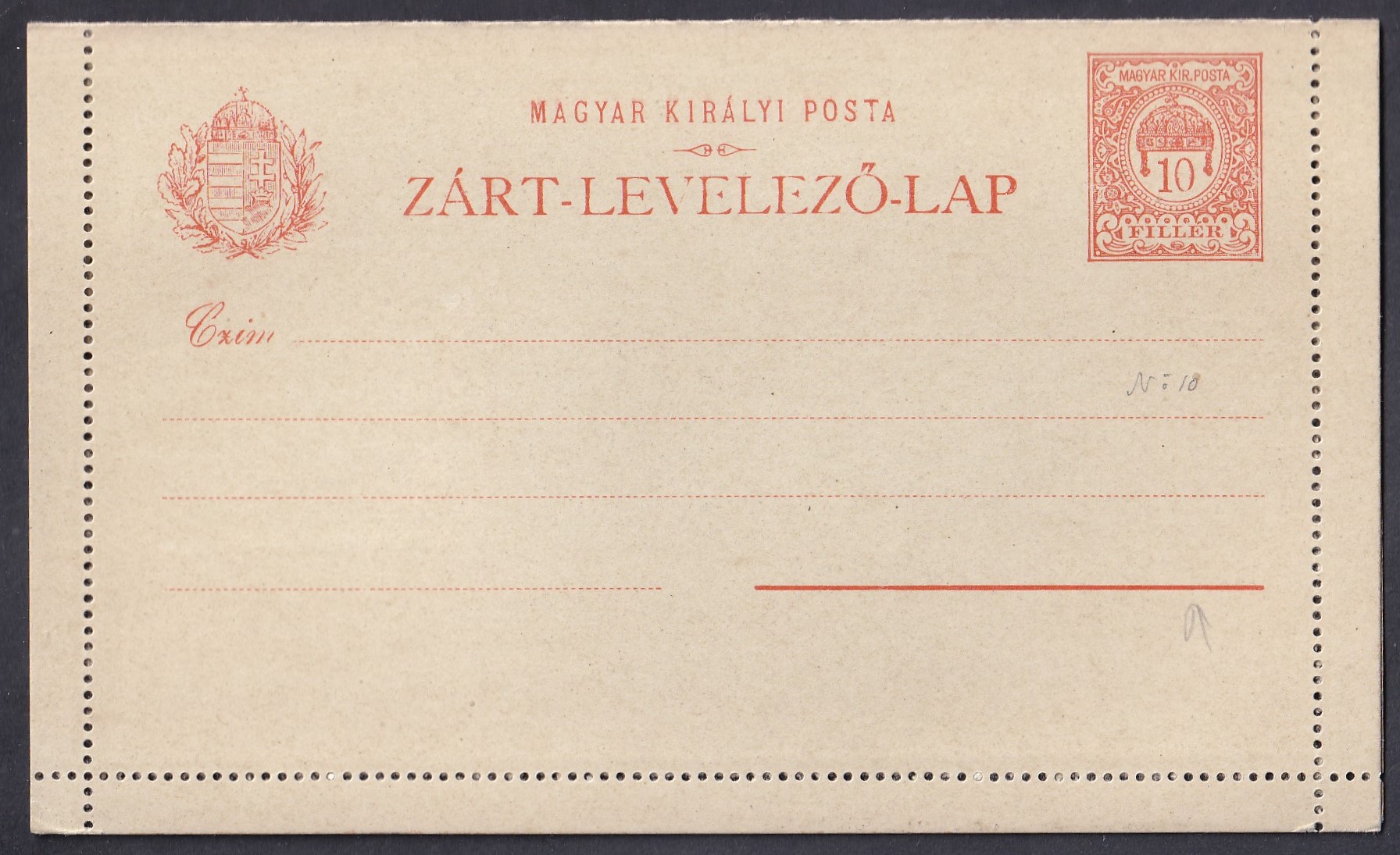 IMG_20260824_0064 10 filléres használatlan zárt levelezőlap