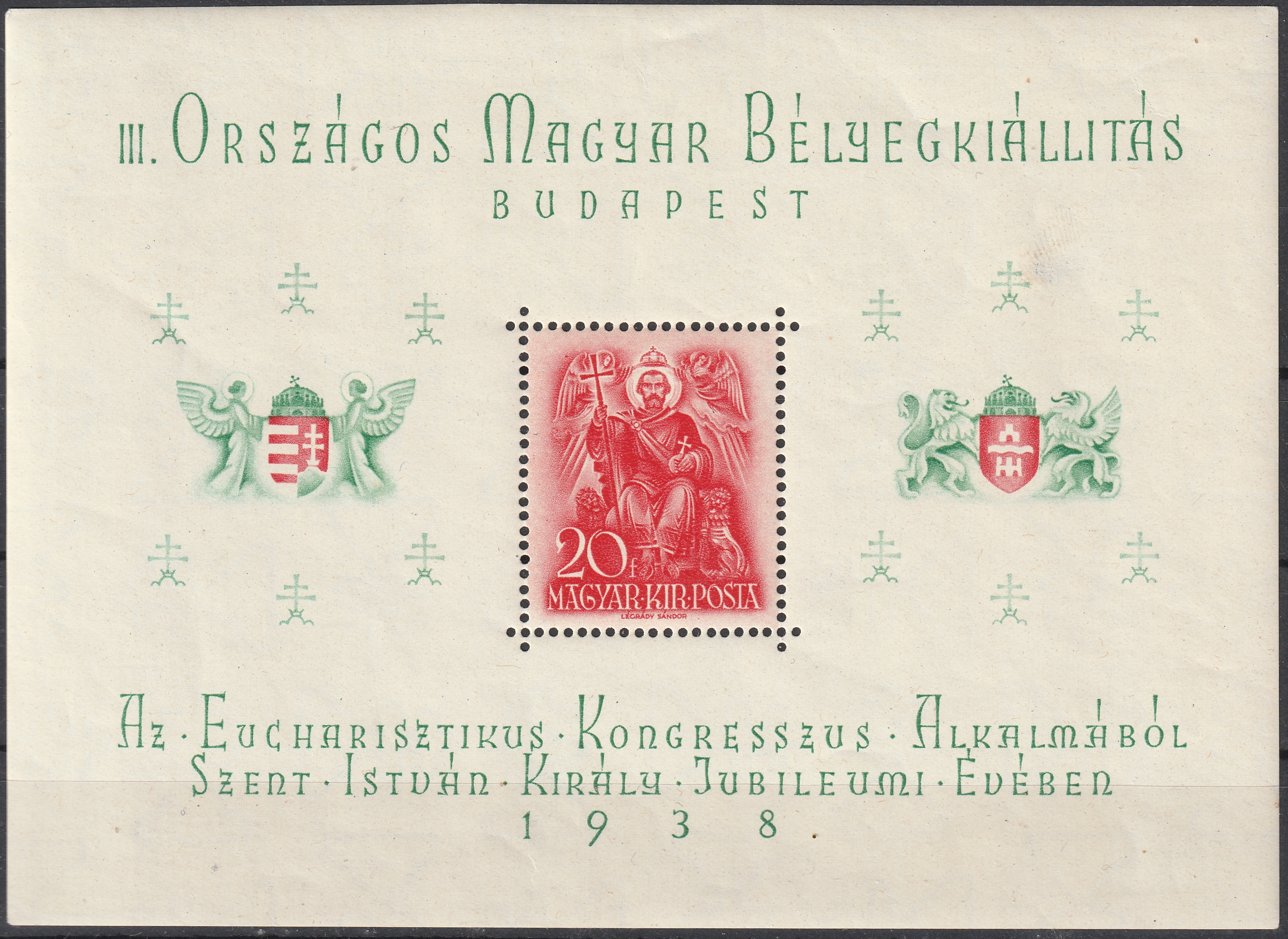 1938. ORBÉK blokk