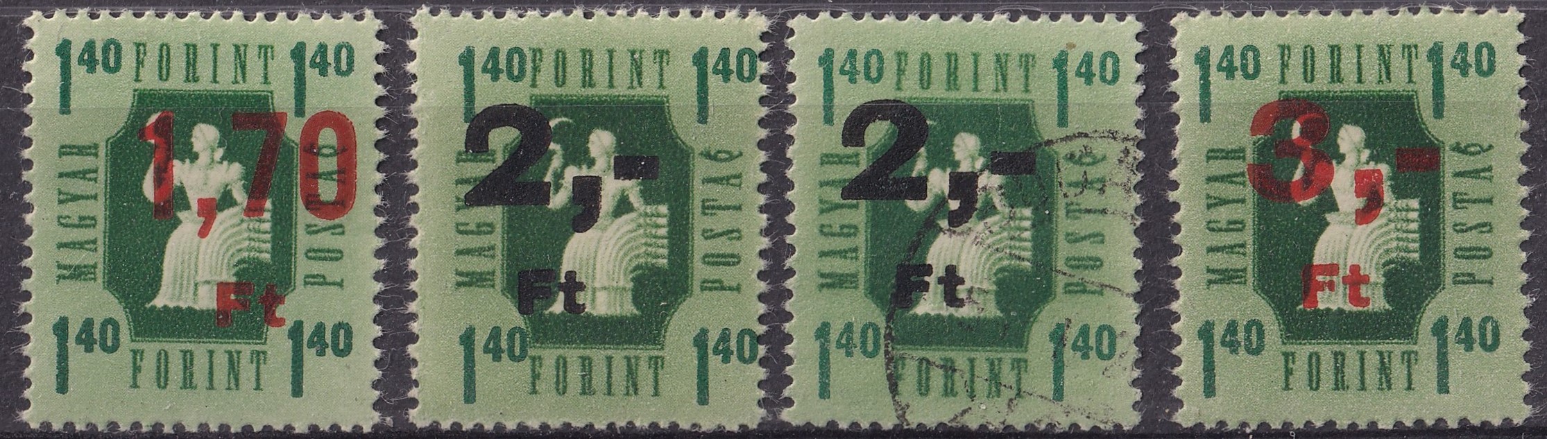 IMG_20260828_0002.1 1953. Kisegítő bélyeg sor + használt 2Ft