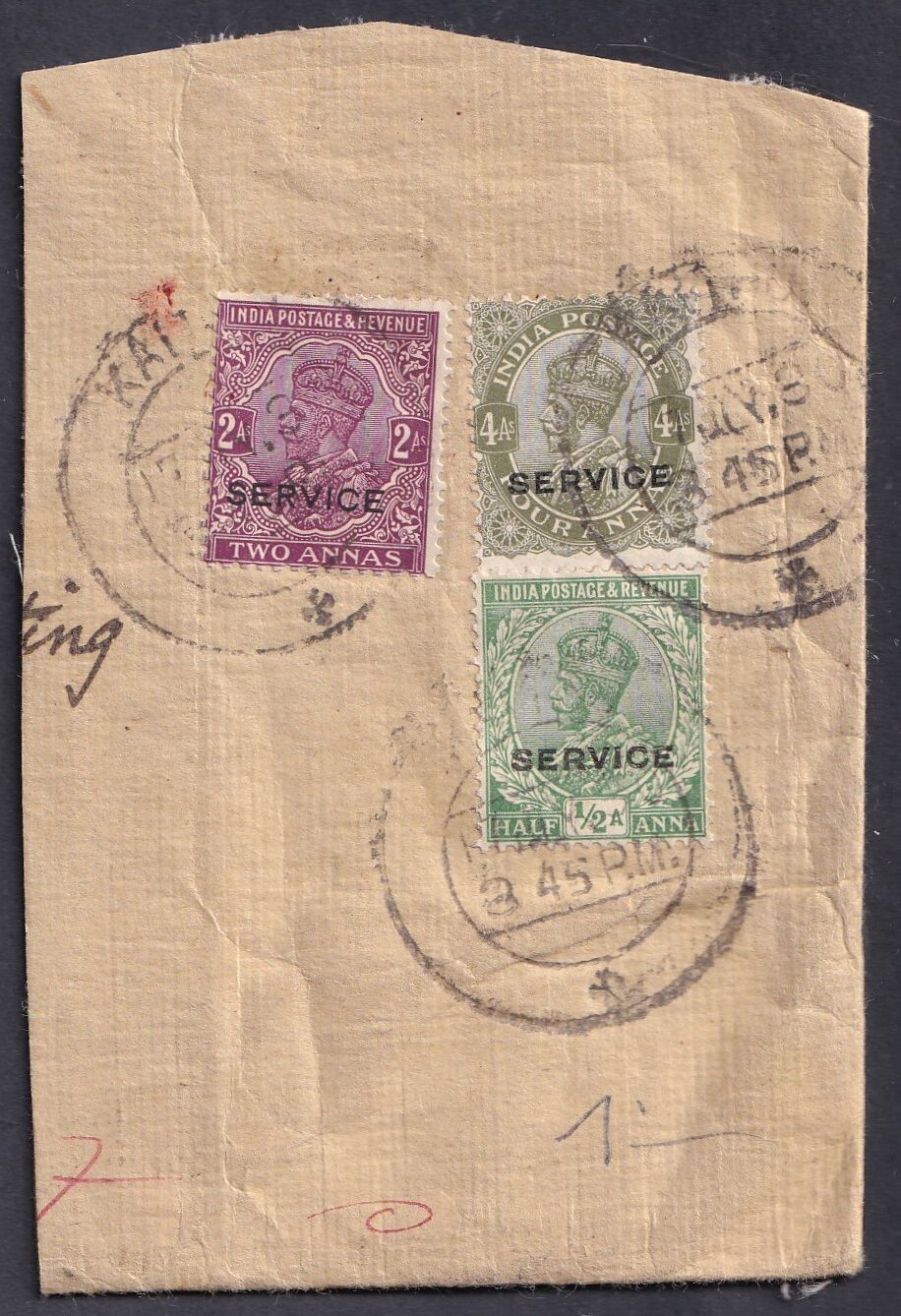 Brit India levélkivágás