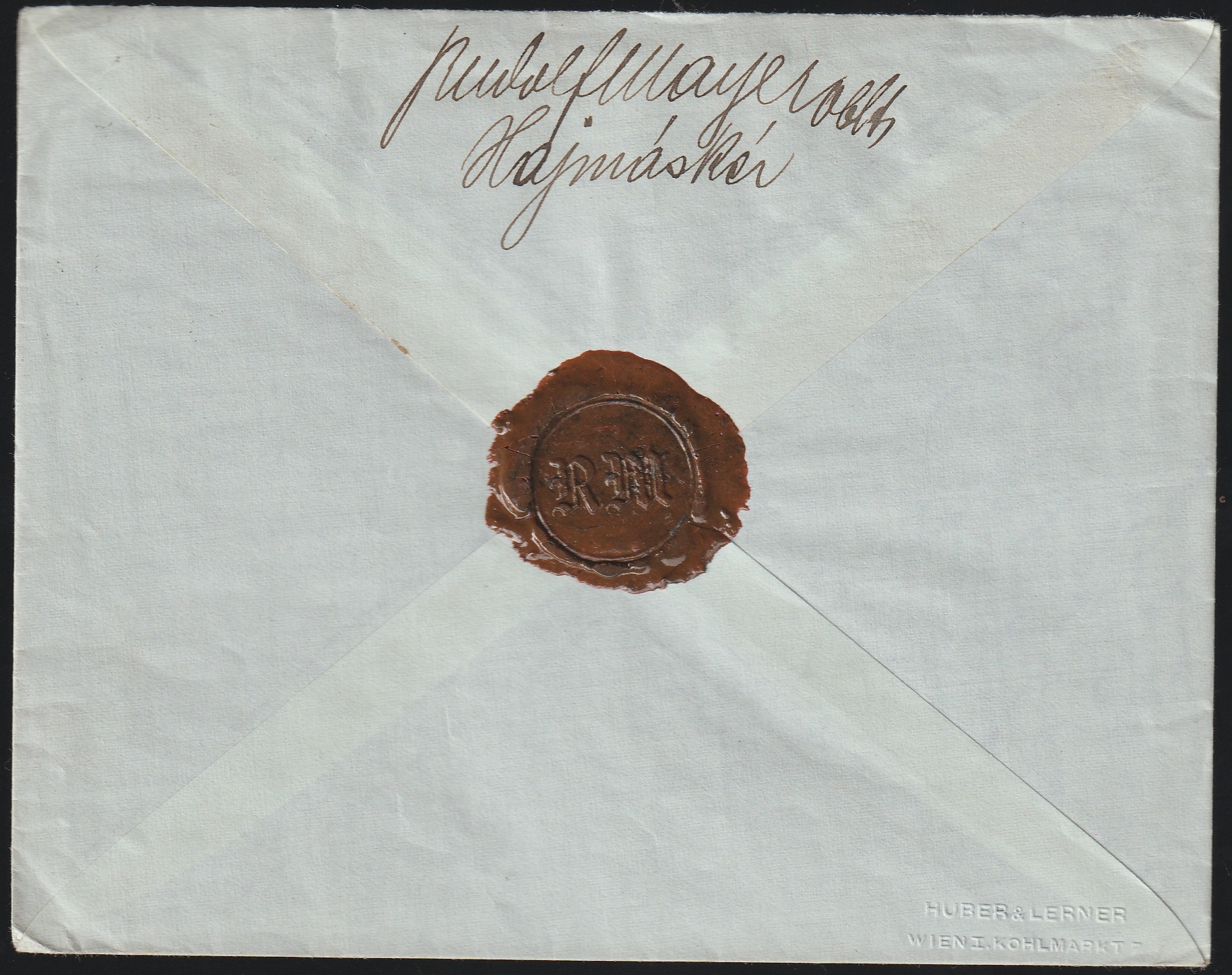 Scan_26_6_20260923_0057 1915. SRIJEMSKI KARLOVCI (Karlóca) – Zágrábba feladott ajánlott levél – magyar–horvát „Ajánlott / Preporučeno” kétnyelvű ragjeggyel, 5+10+20 filléres háromszínű Turul-bérmentesítéssel és péterváradi katonai hivatali bélyegzéssel