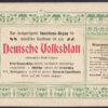 26_7_20261001_0002 1904. A bécsi Deutsches Volksblatt újság kétoldalas reklám- és naptárlapja, július–december havi naptárral, díszes, többszínű nyomattal. Kézírásos és tollrajzos firkákkal..
