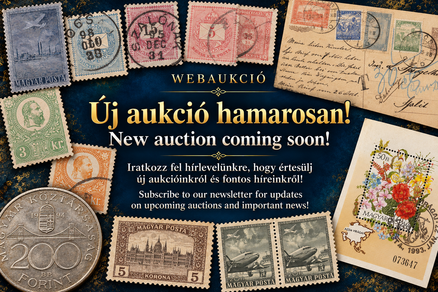 Webaukcio belyeg es ermekollazzsal