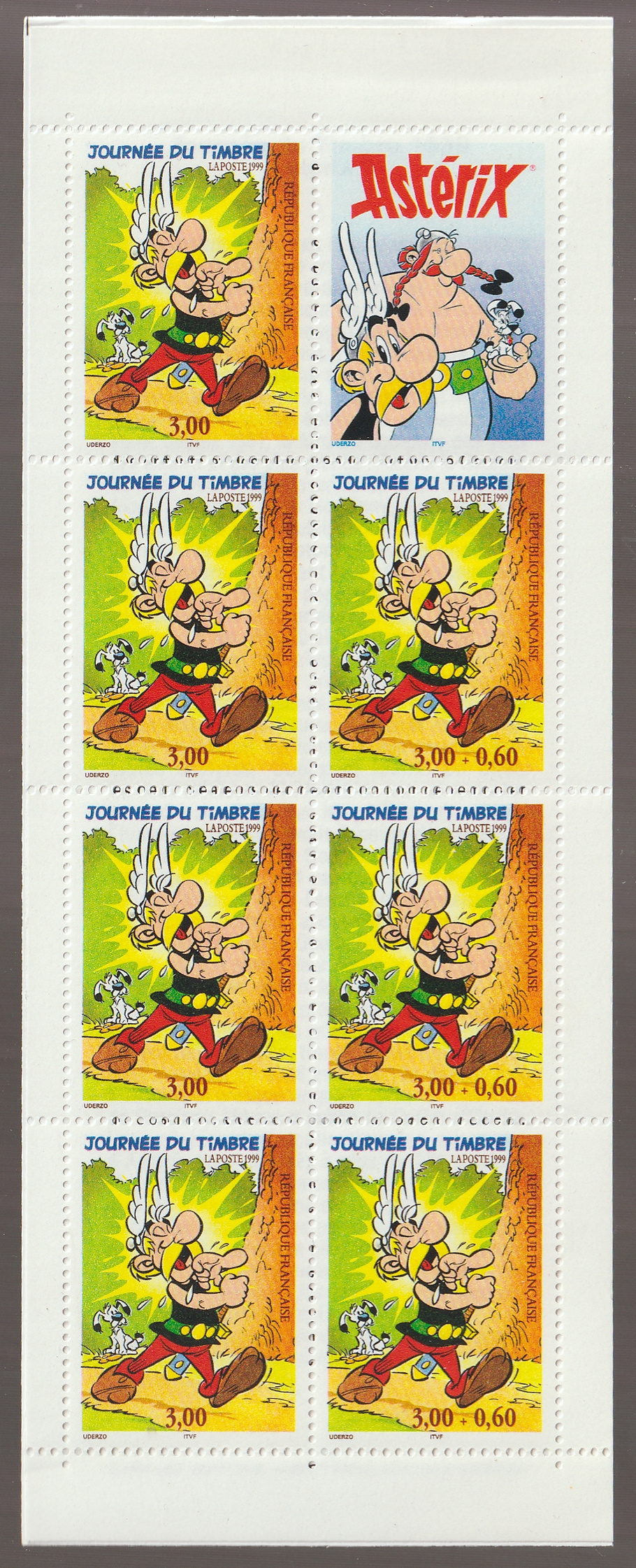 w_26_6_20261002_0236 1999. Franciaország Asterix Bélyegnapi Füzet